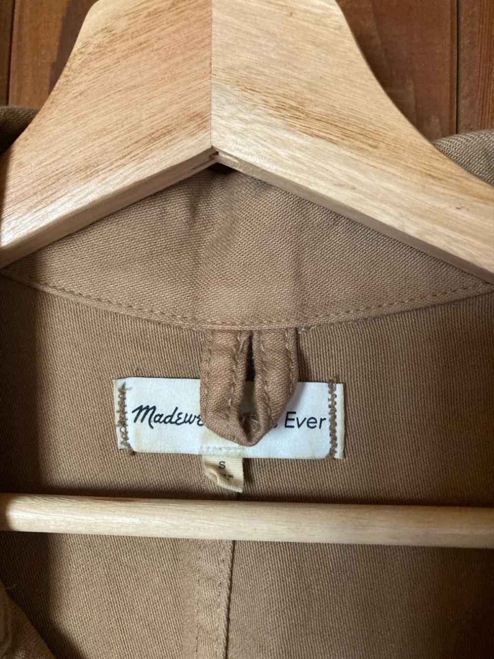 Madewell X As Ever Tan Button-Front Utility Jumpsuit View 2